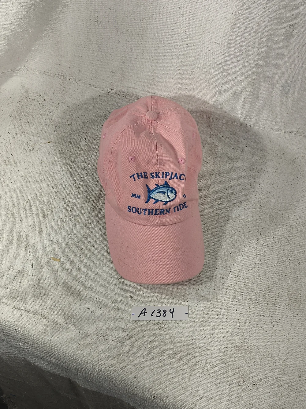 Southern Tide Pink Skipjack Embroidered Adjustable Cap